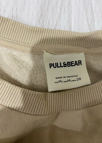 m Beden ten rengi Renk Bej Kadın Keten Sweatshirt