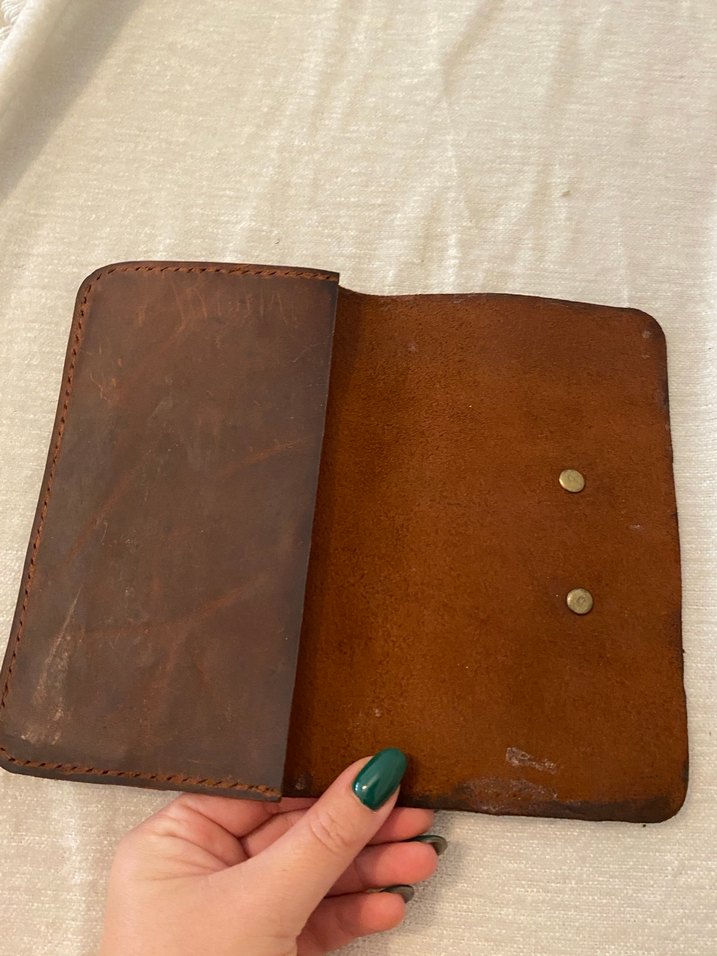 Kahverengi Minimalist Erkek Cüzdanı - Görsel 2