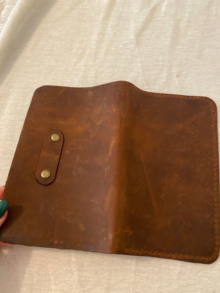 Kahverengi Minimalist Erkek Cüzdanı - Görsel 4