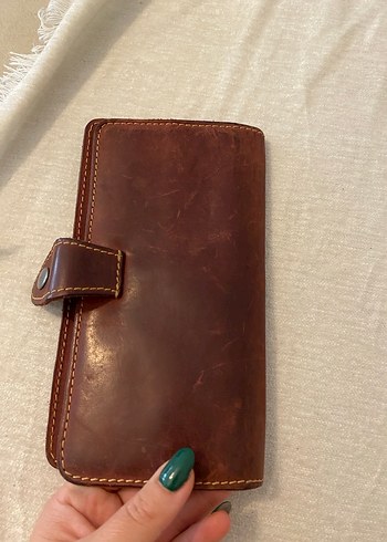 Bordo Deri Tokalı Kadın Cüzdanı - Görsel 6