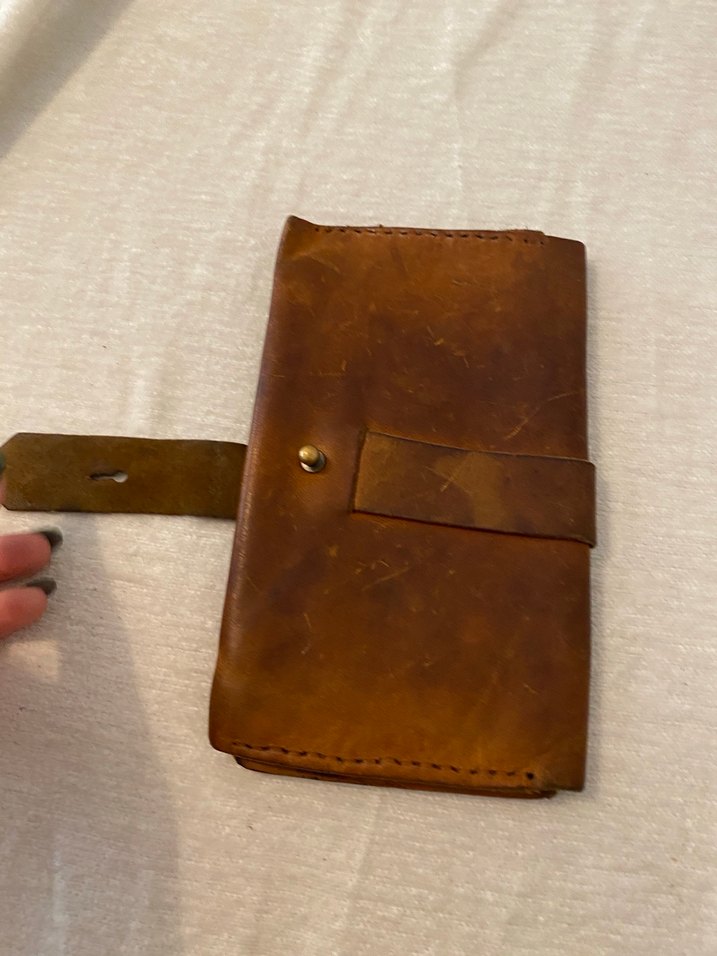 Deri Bohem Kadın Cüzdanı - Görsel 3