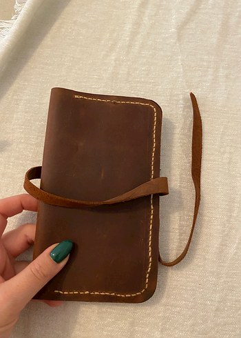 Kahverengi Deri Minimalist  Cüzdan - Görsel 5