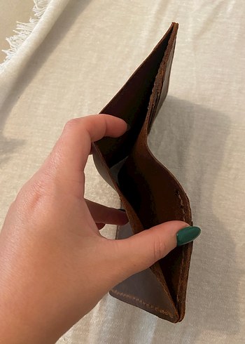 Koyu Kahverengi Vintage erkek Cüzdanı - Görsel 5