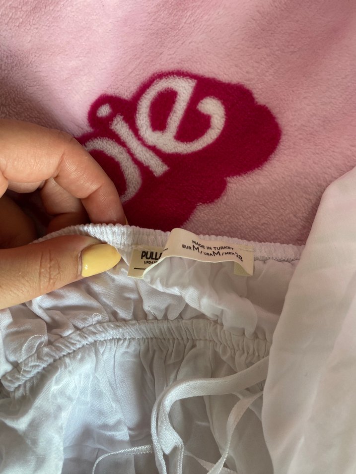 Beyaz plaj elbisesi - Görsel 3