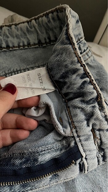 36 Beden mavi Renk Pantolon