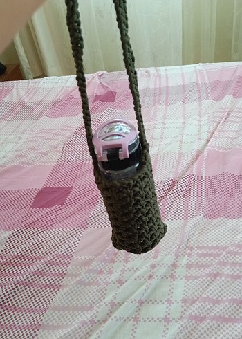  Beden Gri Örgü Kadın Çapraz Çanta