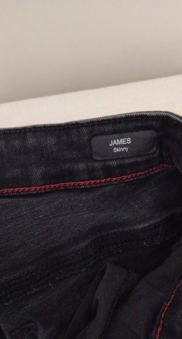 Erkek Siyah Slim Fit Denim Pantolon - Görsel 2