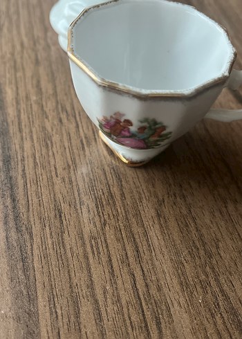 Eskılerden kalma antıka tek fincan - Görsel 3