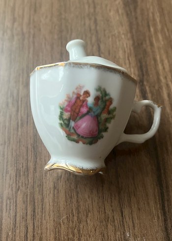 Eskılerden kalma antıka tek fincan - Görsel 2