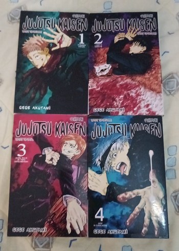Jujutsu Kaisen Manga Seti 1-4