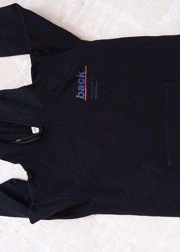 Diğer Siyah Kapüşonlu sweatshirt