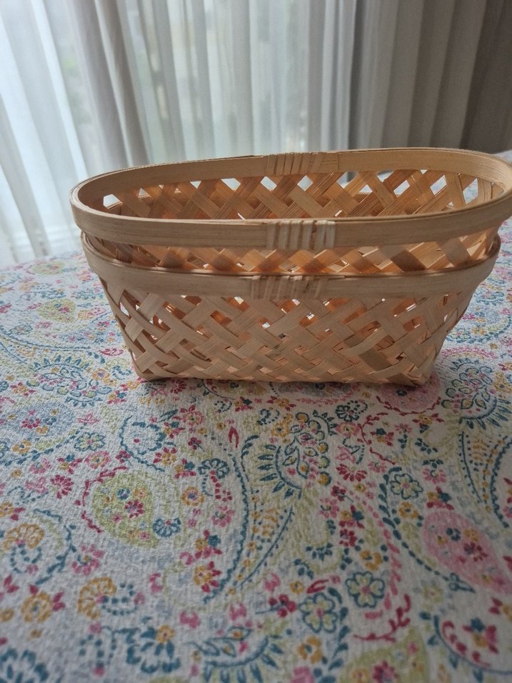 Bej Hasır Sepet Seti - Görsel 3