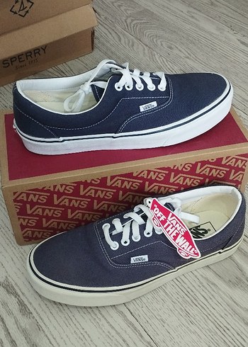 41 Beden mavi Renk Vans Lacivert Spor Ayakkabı 41 Numara