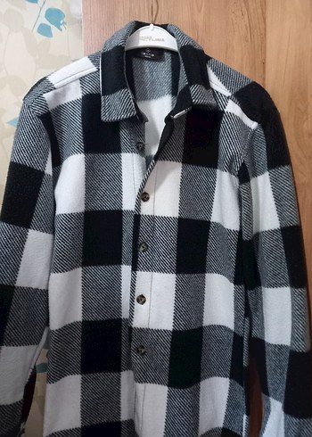 Gri Kareli Uzun Kollu Erkek Gömlek - Görsel 2