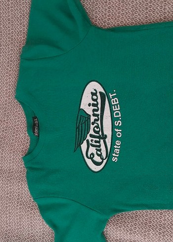 Yeşil Kısa Kollu tişört - Görsel 2