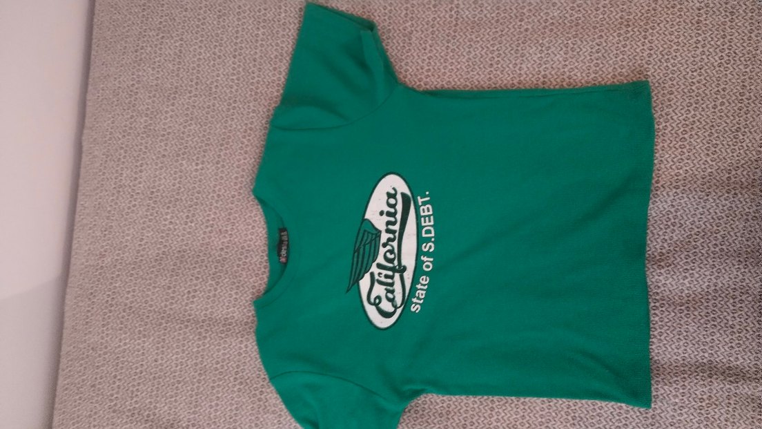 Yeşil Kısa Kollu tişört - Görsel 4