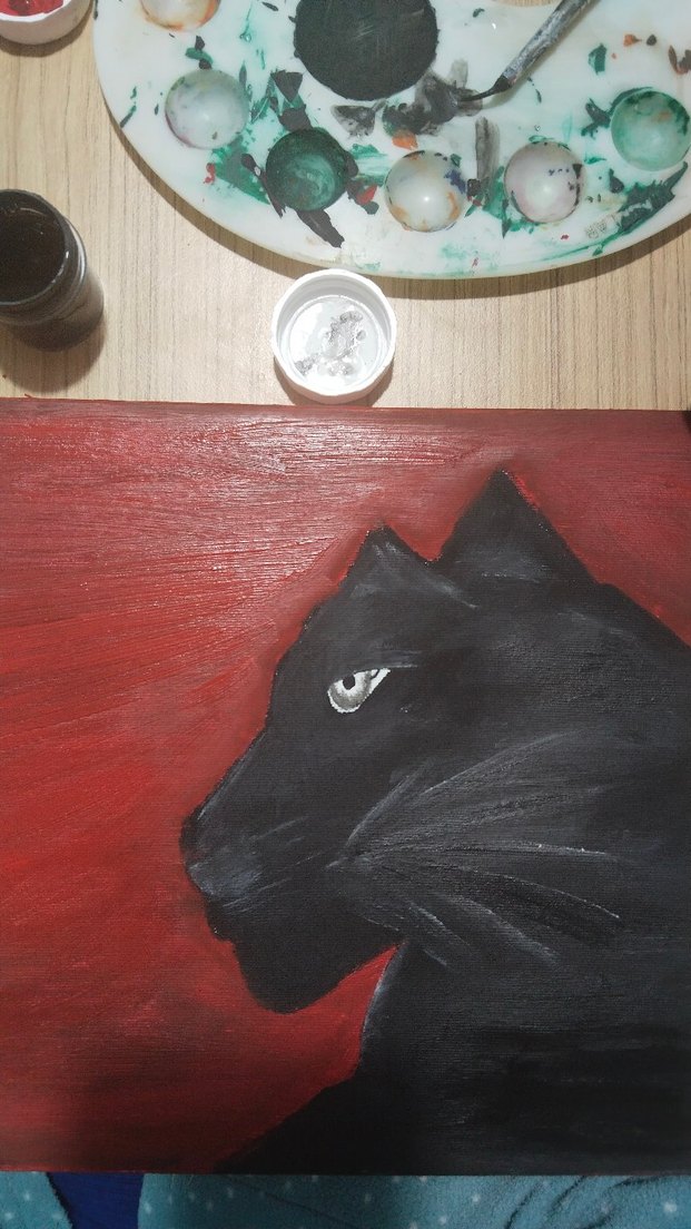 Siyah Panter Temalı Dekoratif Tablo - Görsel 2