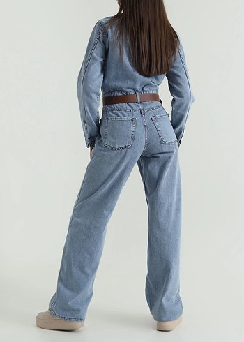 Kemerli Kadın Tulum - Görsel 4