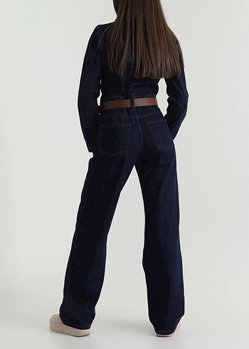 Kemerli Kadın Tulum - Görsel 6