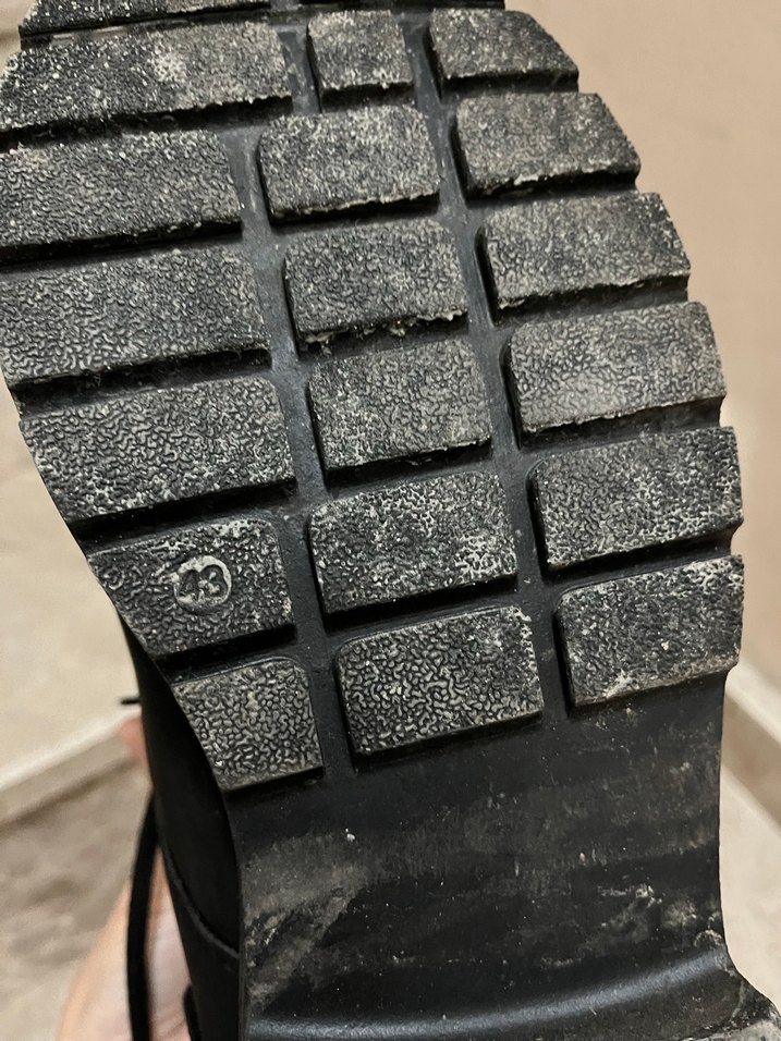 Erkek Siyah Deri Biker Botlar - Görsel 5