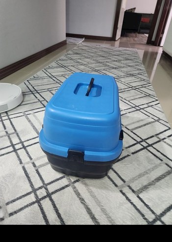 Koyu Mavi Sırt Çantası Evcil Taşıyıcı 
kutu ve tasma3lü set - Görsel 7