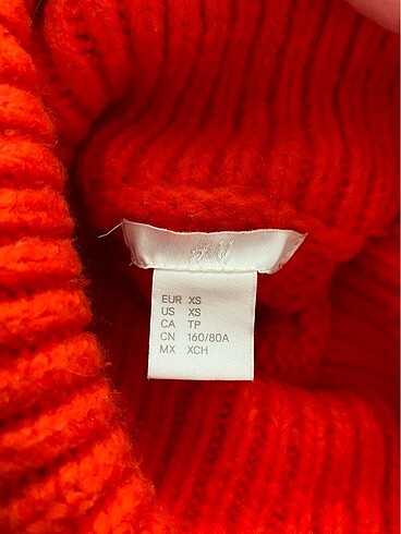 xs Beden turuncu Renk H&M kazak elbise