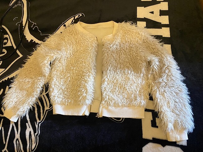 Fermuarlı Peluş Hırka