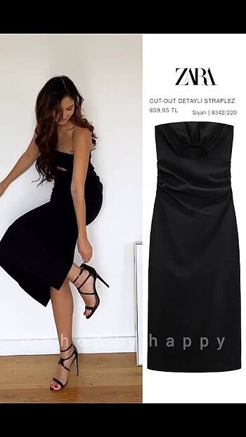 Zara cut out elbisr