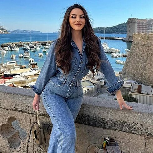 Zara denim tulum