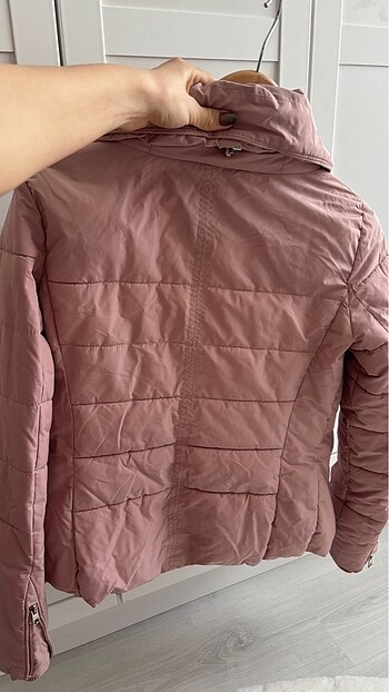 s Beden pembe Renk Bershka mont