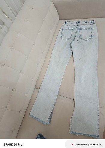 Trendyol & Milla Gri Midi Boy Street Style Kadın Kot Pantolon