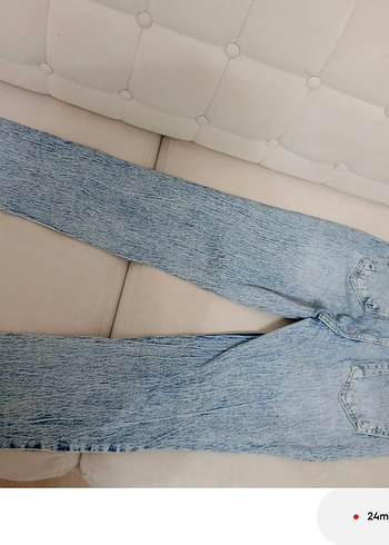 34 Beden Mavi Kadın Denim Pantolon