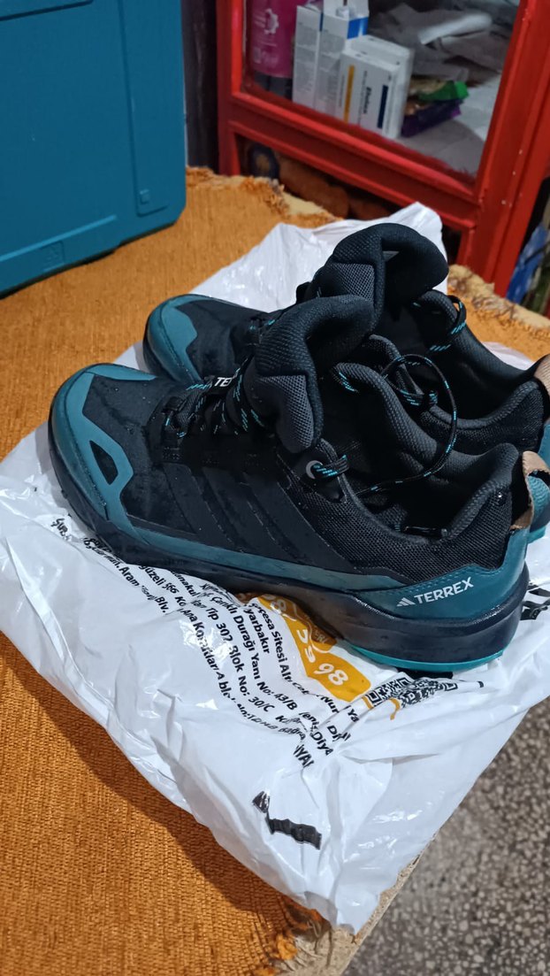 Mavi Adidas Terrex Outdoor Ayakkabı - Görsel 4