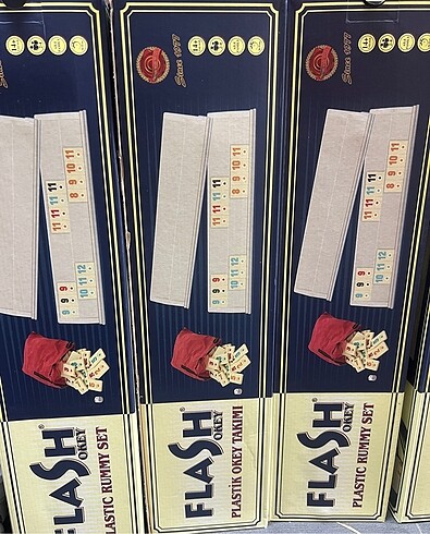Plastik okey takımı flash
