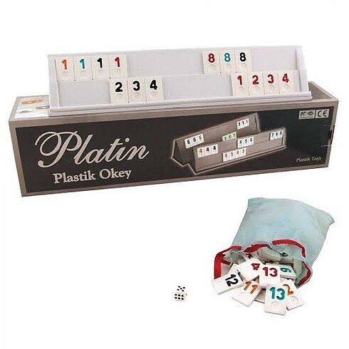  Okey takımı plastik platin