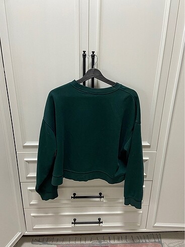 Zara Zara petrol yeşili sweatshirt