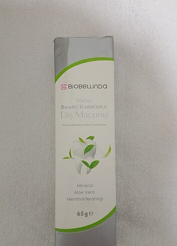 Biobellinda doğal diş macunu