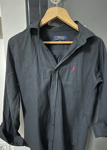 Siyah Polo Ralph Lauren Uzun Kollu Gömlek
