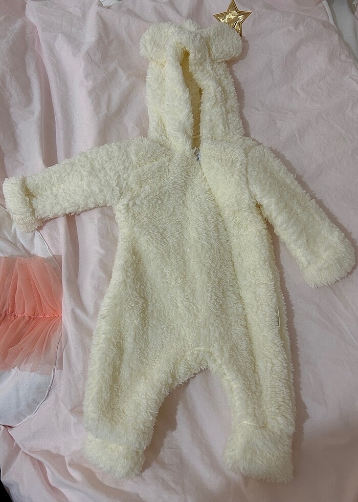 Peluş bebek ayıcıklı uyku tulumu - Görsel 3