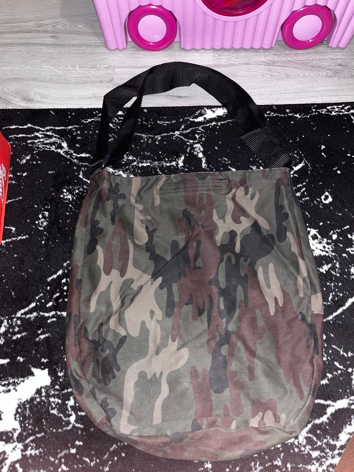 Kahverengi Kamuflaj Desenli Kadın Çanta - Görsel 2