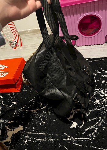 Mor Payetli Kadın Sırt Çantası - Görsel 2