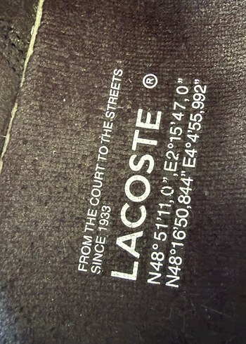 Lacoste spor ayakkabı - Görsel 4