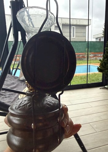 Beyaz Vintage Masa Lambası - Görsel 2