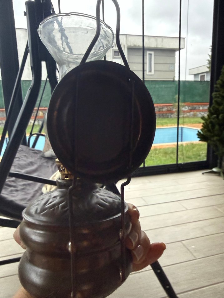 Beyaz Vintage Masa Lambası - Görsel 2