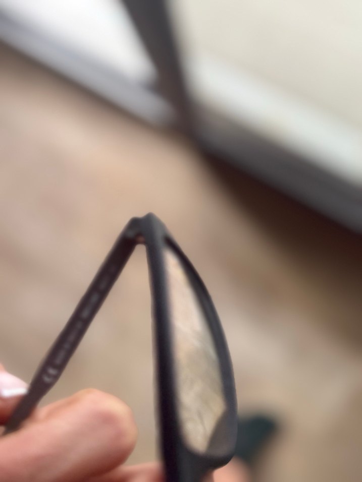 Kemer Detaylı Siyah Minimalist Kadın Gözlüğü - Görsel 5