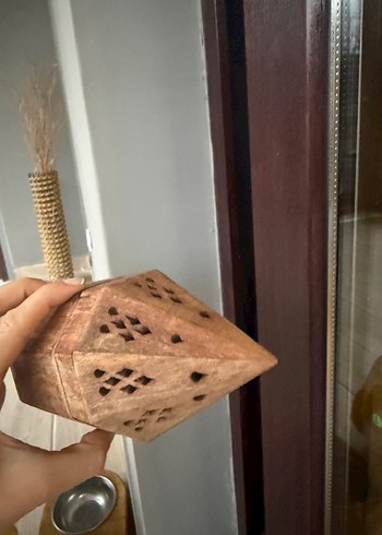 Ahşap tütsülük el yapımı - Görsel 2