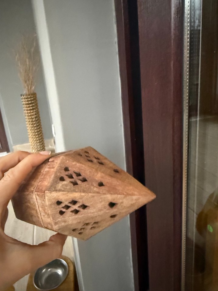 Ahşap tütsülük el yapımı - Görsel 2