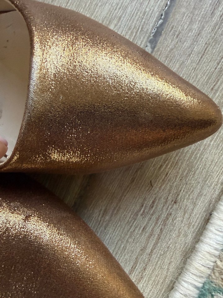 Kahverengi Parlak Deri Stiletto Kadın Ayakkabı - Görsel 3