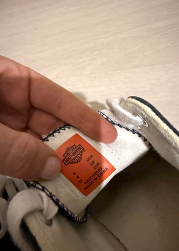 Lacivert Denim Bağcıklı Kadın Spor Ayakkabı - Görsel 5