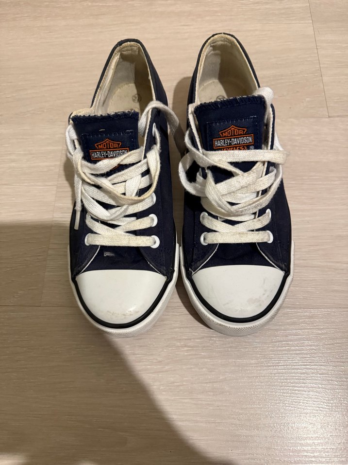 Lacivert Denim Bağcıklı Kadın Spor Ayakkabı - Görsel 2